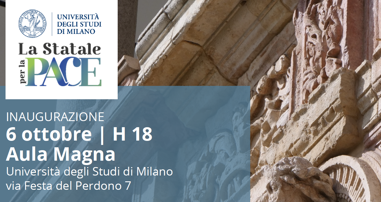 Inaugurazione “La Statale per la Pace” 