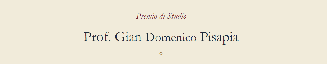 Cerimonia di consegna del Premio di Studio 
